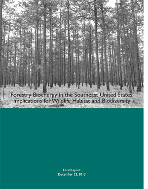 Forestry Bioenergy in the Southeast United States, 2013