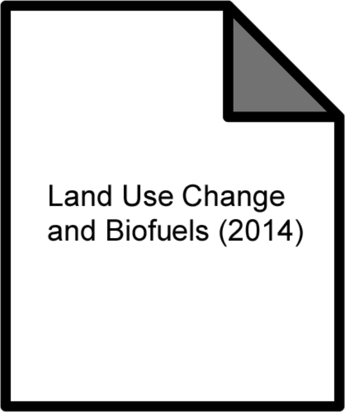 Land Use Change and Biofuels, 2014