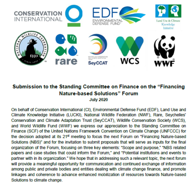 Submission To The Standing Committee On Finance On The “Financing ...